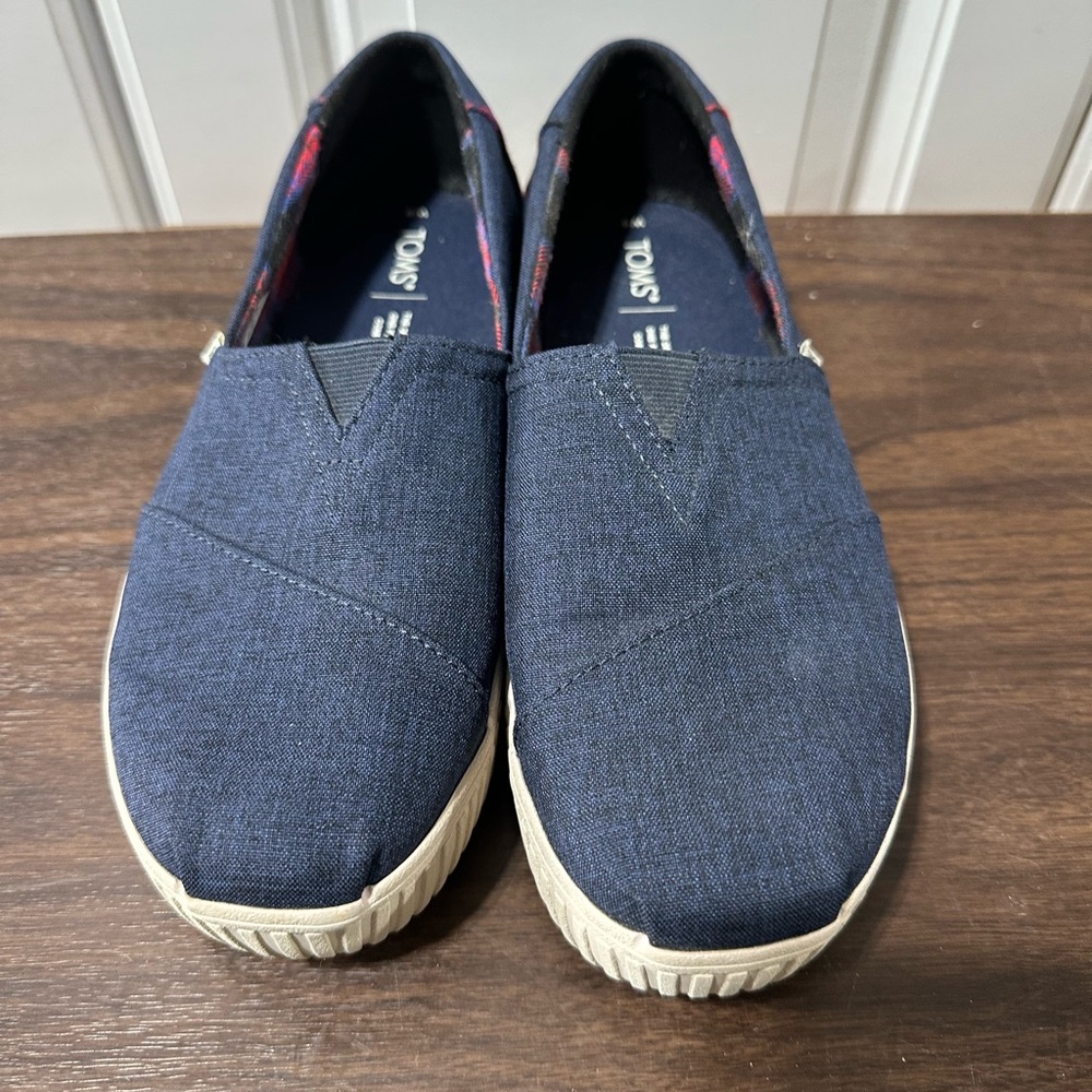 Toms Alpargata Indio Platform Slip On